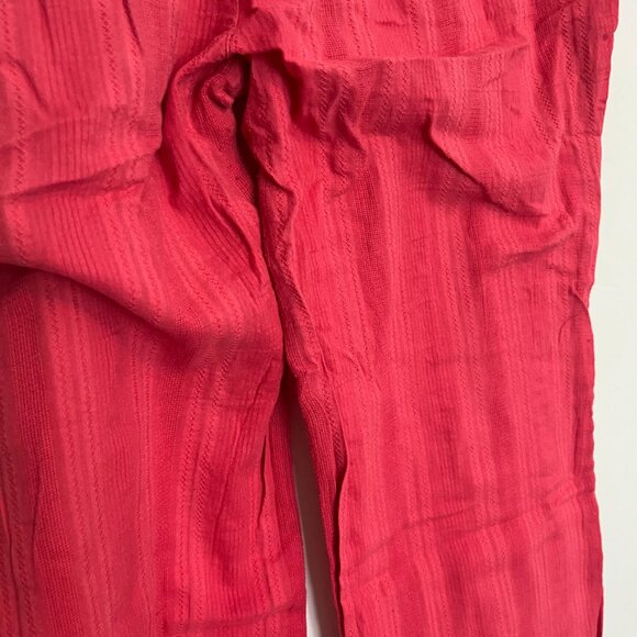 Billabong. Beach Cover Up Pants. Light Red. Tie Front. Size Medium. Womens. - Picture 7 of 10